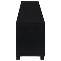 Sachin 4-door Engineered Wood 79-inch TV Stand Black
