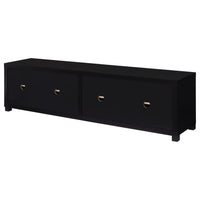 Sachin 4-door Engineered Wood 79-inch TV Stand Black