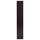 Theo 71-inch 6-shelf Bookshelf Cappuccino