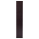 Theo 71-inch 6-shelf Bookshelf Cappuccino