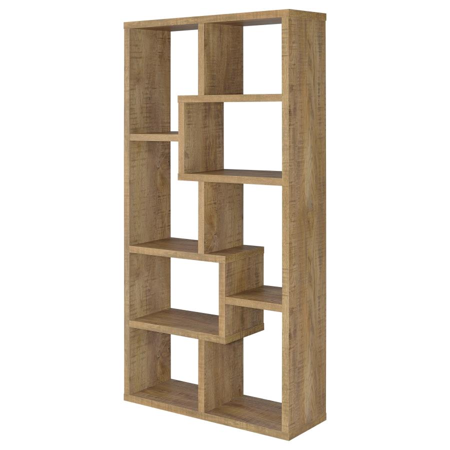 Home & Sleep Outlet - Theo 71-inch 6-shelf Bookshelf Mango