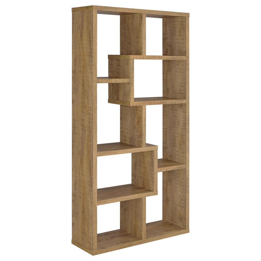 Home & Sleep Outlet - Theo 71-inch 6-shelf Bookshelf Mango
