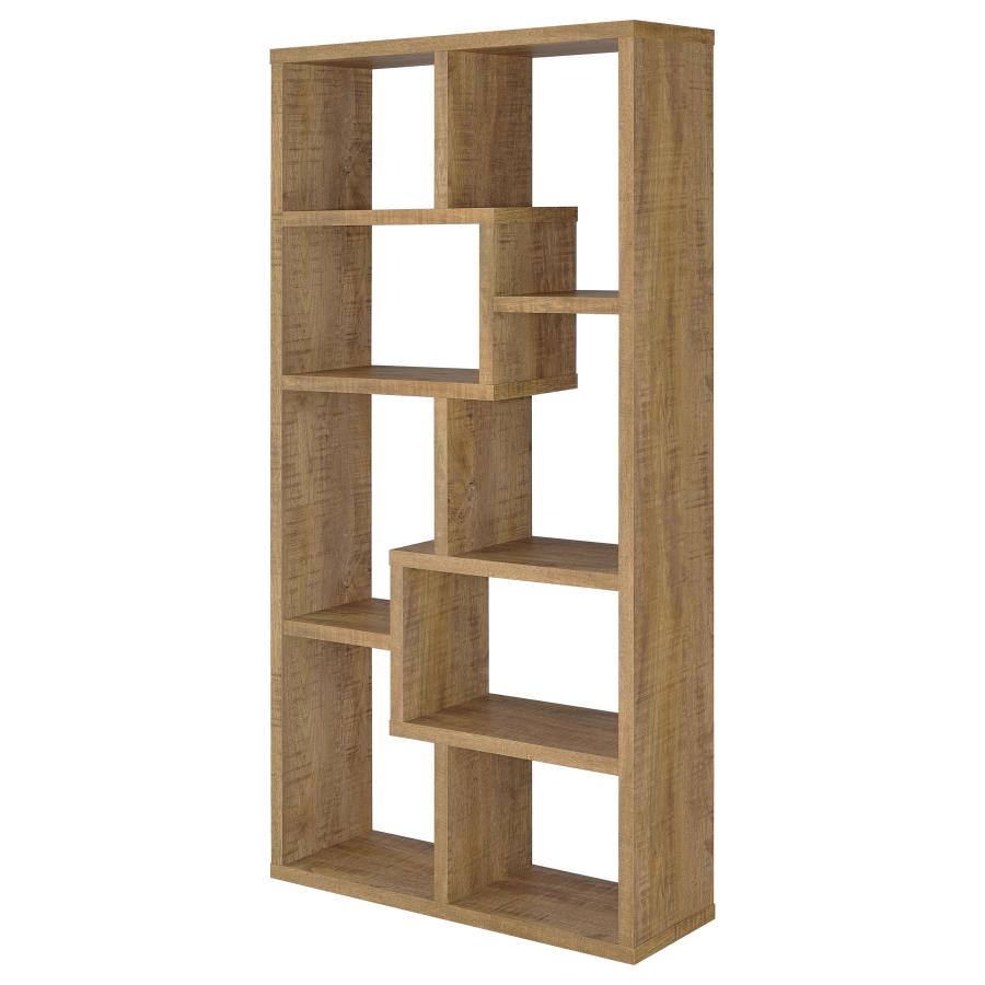 Home & Sleep Outlet - Theo 71-inch 6-shelf Bookshelf Mango