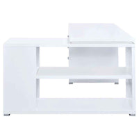 Yvette 60-inch 3-drawer L-Shape Computer Desk White