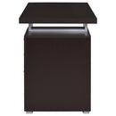 Brennan 47-inch 3-drawer Office Computer Desk Cappuccino