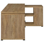 Home & Sleep Outlet - Yvette 60-inch 3-drawer L-Shape Computer Desk Mango