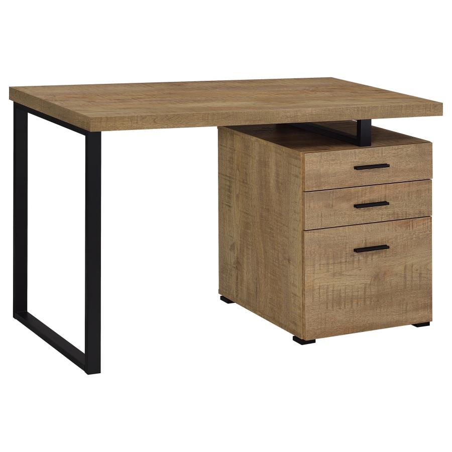 Home & Sleep Outlet - Brennan 47-inch 3-drawer Office Computer Desk Mango