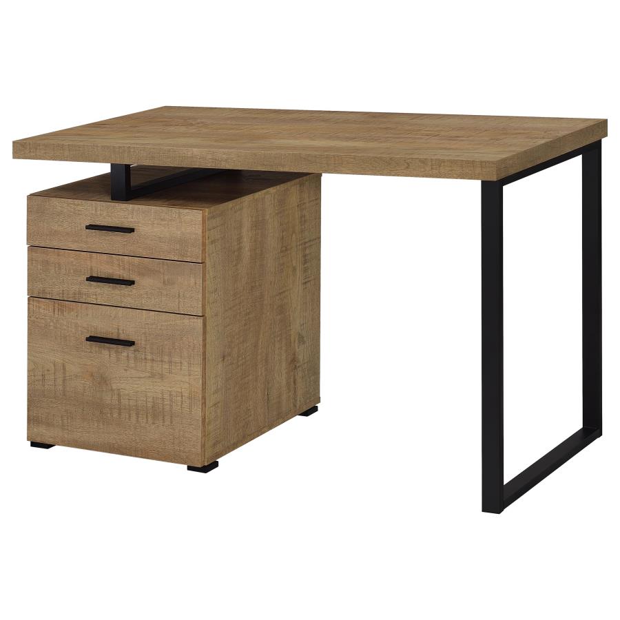 Home & Sleep Outlet - Brennan 47-inch 3-drawer Office Computer Desk Mango