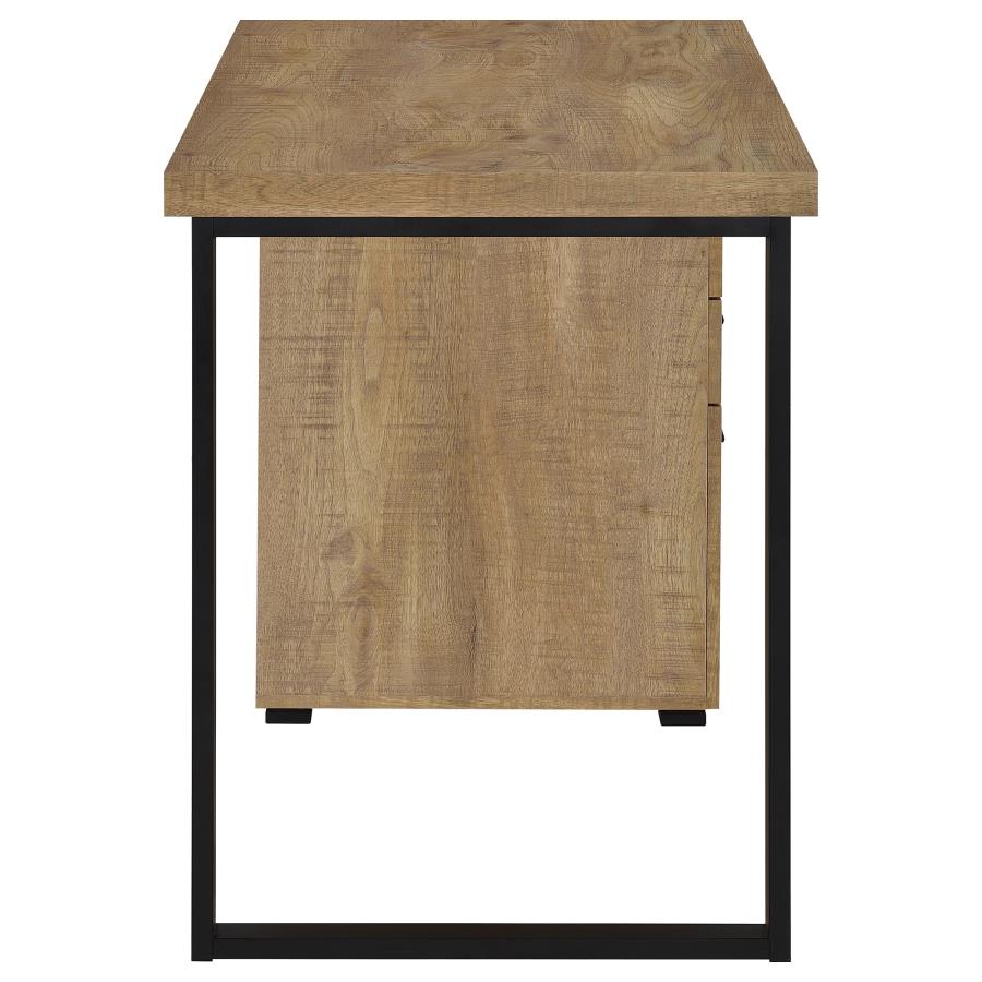 Home & Sleep Outlet - Brennan 47-inch 3-drawer Office Computer Desk Mango