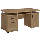Home & Sleep Outlet - Tracy 55-inch 2-drawer Office Computer Desk Mango