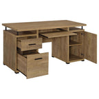 Home & Sleep Outlet - Tracy 55-inch 2-drawer Office Computer Desk Mango