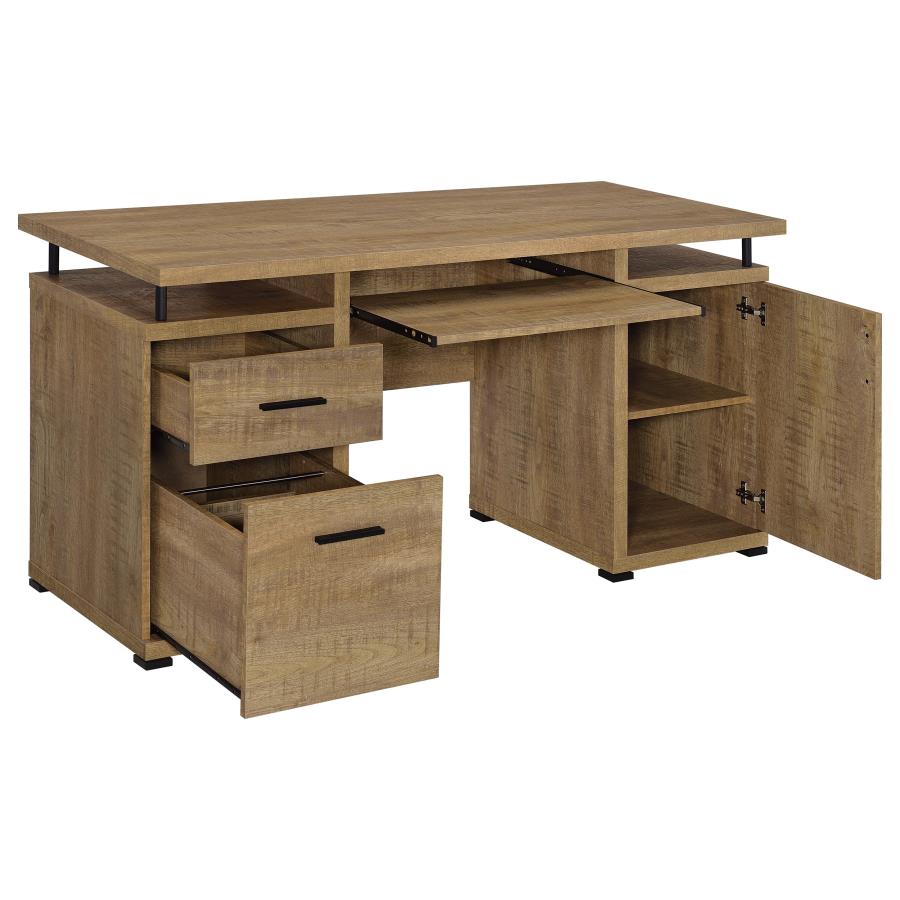 Home & Sleep Outlet - Tracy 55-inch 2-drawer Office Computer Desk Mango