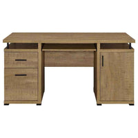 Tracy 55-inch 2-drawer Office Computer Desk Mango