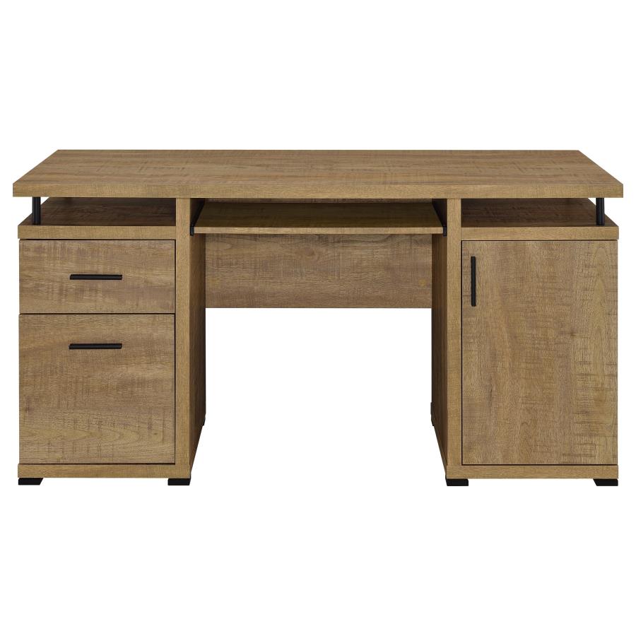 Home & Sleep Outlet - Tracy 55-inch 2-drawer Office Computer Desk Mango