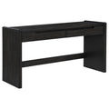 Home & Sleep Outlet - Leandro 2-drawer Home Office Writing Desk Burnished Black