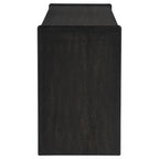 Home & Sleep Outlet - Leandro 2-drawer Home Office Writing Desk Burnished Black