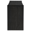 Leandro 2-drawer Home Office Writing Desk Burnished Black