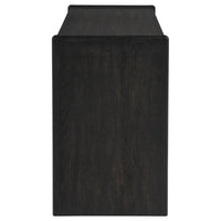 Leandro 2-drawer Home Office Writing Desk Burnished Black