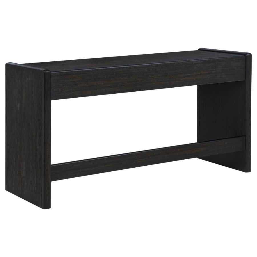 Home & Sleep Outlet - Leandro 2-drawer Home Office Writing Desk Burnished Black