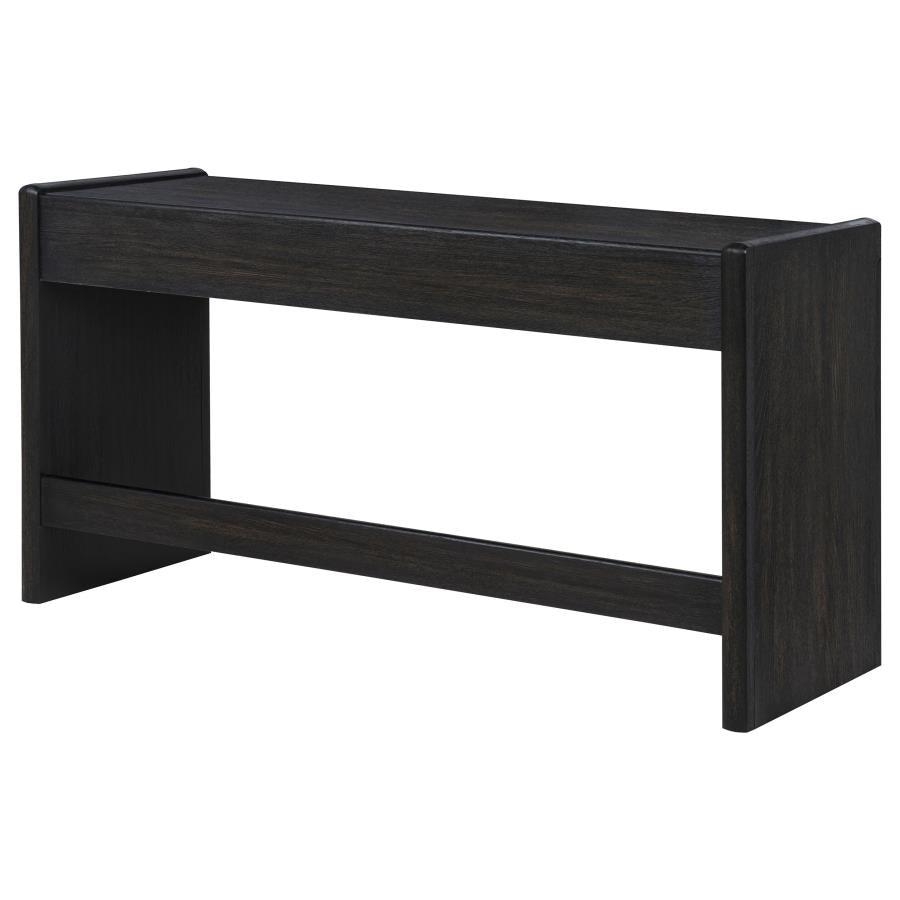 Home & Sleep Outlet - Leandro 2-drawer Home Office Writing Desk Burnished Black