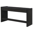 Leandro 2-drawer Home Office Writing Desk Burnished Black
