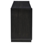 Home & Sleep Outlet - Leandro 2-drawer Home Office Writing Desk Burnished Black