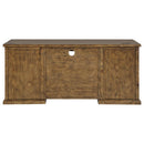 Altidore 68-inch 7-drawer Executive Home Office Desk Distressed Brown