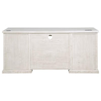 Altidore 68-inch 7-drawer Executive Home Office Desk Distressed White