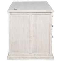 Altidore 68-inch 7-drawer Executive Home Office Desk Distressed White