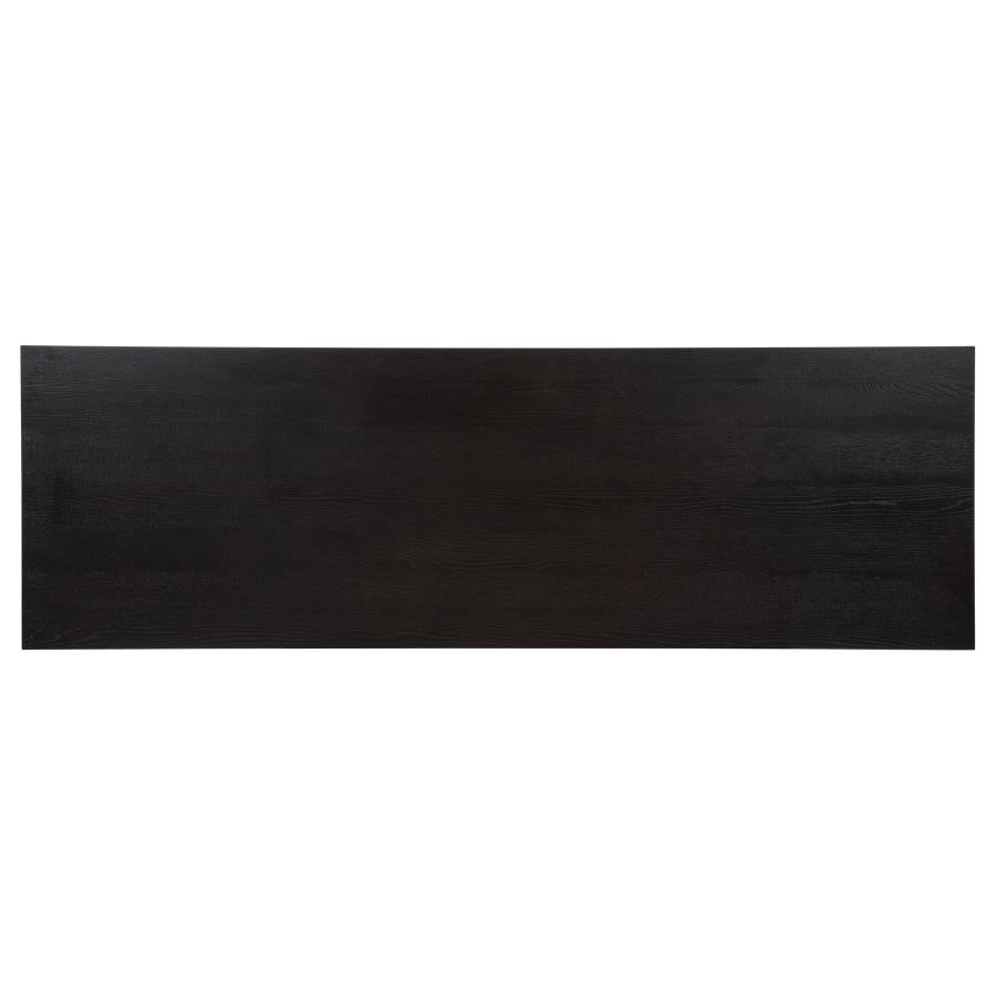 Home & Sleep Outlet - Harkes 75-inch 3-drawer Computer Desk with Adjustable Shelf Coffee Bean