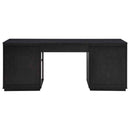 Harkes 75-inch 3-drawer Computer Desk with Adjustable Shelf Coffee Bean
