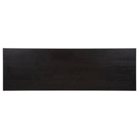 Harkes 75-inch 3-drawer Computer Desk with Adjustable Shelf Coffee Bean