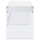 Dobrev 48-inch 2-drawer Writing Desk White High Gloss