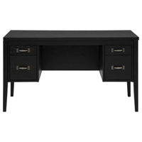 Graham 54-inch 4-drawer Double Pedestal Lift Top Computer Desk Black