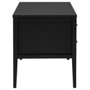 Graham 54-inch 4-drawer Double Pedestal Lift Top Computer Desk Black