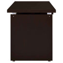 Skylar 55-inch Computer Desk with Keyboard Drawer Cappuccino
