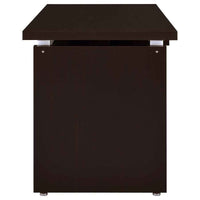Skylar 55-inch Computer Desk with Keyboard Drawer Cappuccino