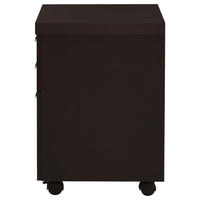 Skylar 3-drawer Home Office Mobile File Cabinet Cappuccino
