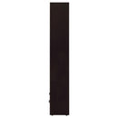 Skylar 71-inch 5-shelf Bookcase with Drawer Cappuccino