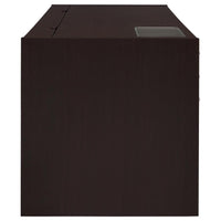 Halston 60-inch 3-drawer Office Computer Desk Cappuccino