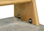 Home & Sleep Outlet - Besler 47-inch SmartTop Writing Desk with Shelf Cement and Natural