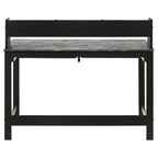 Home & Sleep Outlet - Besler 47-inch SmartTop Writing Desk with Shelf Grey Stone and Black