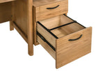 Home & Sleep Outlet - Roldan 69-inch 4-drawer Computer Desk with File Drawer Light Ash