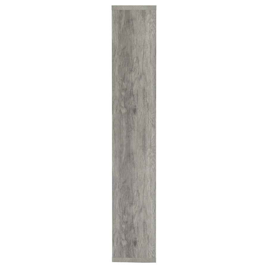 Theo 71-inch 6-shelf Bookshelf Grey Driftwood