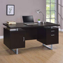 Lawtey 60-inch 2-drawer Office Computer Desk Cappuccino