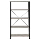 Analiese 63-inch 4-shelf Bookshelf Grey Driftwood