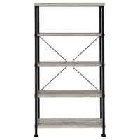 Analiese 63-inch 4-shelf Bookshelf Grey Driftwood