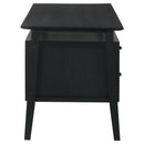 Goodson 64-inch 4-Drawer Double Pedestal Computer Desk Black