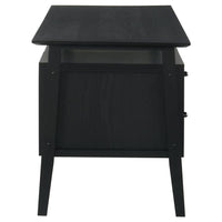 Goodson 64-inch 4-Drawer Double Pedestal Computer Desk Black
