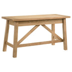Home & Sleep Outlet - Fabian 54-inch 2-drawer Computer Writing Desk Distressed Light Brown